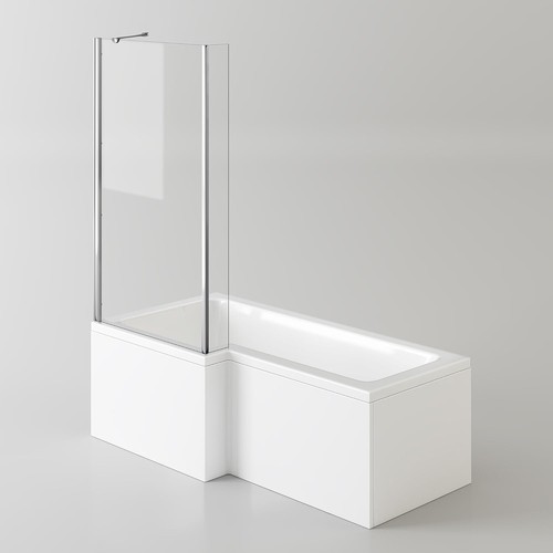 Schermo doccia bagno - vetro, +